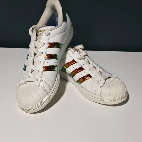 adidas Shoes Adidas White Original Superstar Holographic